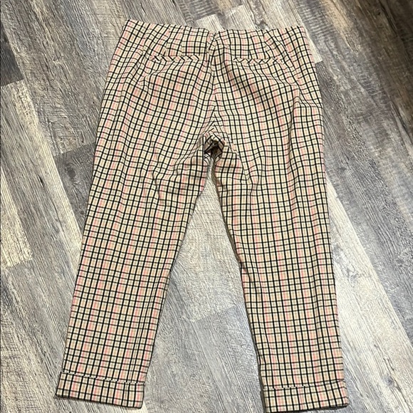 J jill bistretch plaid cotton blend pants size 12p - Picture 3 of 6
